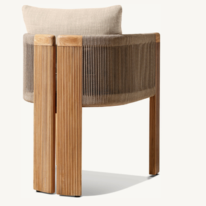 เก้าอี้เดี่ยวไม้สัก ดีไซน์เรียบง่ายทันสมัย เหมาะสำหรับใช้งานกลางแจ้ง คุณภาพดี ทนทาน กำลังขายดี - Product Image 5