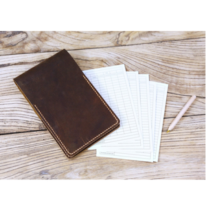 SOSH 4 Carnet de scores en cuir de vachette gaufré, écologique, léger et durable pour le golf (6,5x4) - Product Image 2