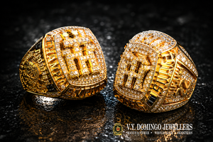 Bagues de championnat sportif en argent 925 et moissanite - Product Image 1