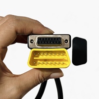 Kabel Utama HTT EV17 untuk Penguji Mobil, Kabel Diagnostik Pin Dua Baris OBD untuk Stasiun Inspeksi Kendaraan Bermotor