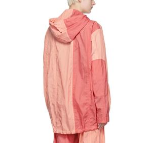 Gran oferta, chaqueta cortavientos de nailon para correr de lujo personalizada, forro de malla con capucha transpirable, puños elásticos de talla grande de Color de retazos - Product Image 2