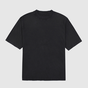 เสื้อยืดผู้ชายทรงโอเวอร์ไซส์สีพื้นสไตล์วินเทจ ผ้าฝ้าย 100% แขนสั้น กันยับ แห้งเร็ว เป็นมิตรกับสิ่งแวดล้อม ระบายอากาศได้ดี - Product Image 2