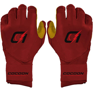 Gants de frappeur de baseball personnalisés en cuir Cabretta souple, paume haute adhérence, cuir premium, fermeture auto-agrippante ambidextre, légers - Product Image 3