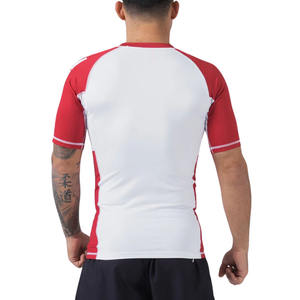 Rashguard personnalisé MMA BJJ à manches longues UPF50 respirant séchage rapide imprimé par transfert thermique antibactérien Fabricant OEM - Product Image 6