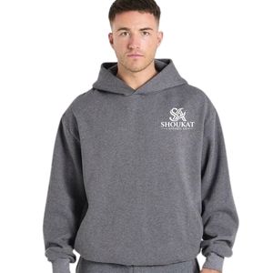 Mens Slate Blue Gray Hoodie Tracksuit <b>Set</b> <b>Matching</b> Sweatpants <b>Jogger</b> Pants Two Piece Casual Sportswear Streetwear Pullover - Product Image 5