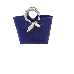 2024 NUEVA LLEGADA BOLSO DE PLÁSTICO A CUADROS GRANDE A PEQUEÑO TAMAÑO PERSONALIZADO MUJER CESTA DE MANO AL POR MAYOR PRECIO DIRECTO DE FÁBRICA - Product Image 1