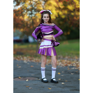 Women Cheerleading Uniform Professional Cheerleader Two Piece <b>Set</b> Custom Team Apparel OEM Private Label Manufacturer - Product Image 3