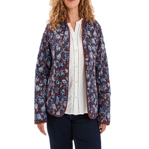 Chaqueta Acolchada Reversible Marrón para Mujer, Talla Grande, Ligera y Cálida para Invierno, Abrigo Casual de Doble Cara, Prenda Exterior Moderna y a la Moda - Product Image 4