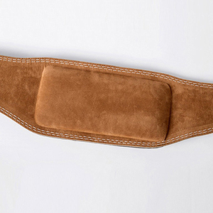 Ceinture de musculation antidérapante en cuir de vachette avec logo personnalisé 2026, pour tractions intensives avec chaîne en acier, unisexe - Product Image 4