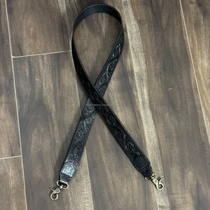 Sangle de remplacement 2026 pour sac, bandoulière réglable en cuir de vachette véritable repoussé, avec fermoirs en laiton – Vente directe usine - Product Image 4