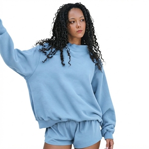 Sweat-shirt à col montant surdimensionné pour femme, design personnalisé, style ample, vêtements d'hiver pour l'extérieur, best-seller - Product Image 4