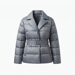 Trending 2026 Women's Insulated Quilted Jacket with <b>Belt</b> Lightweight Winter Padded Coat Warm Casual Puffer Outerwear - Product Image 3