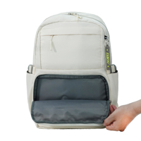 Sac à dos pour ordinateur portable en polyester imperméable avec fermeture éclair, 36-59L, multi-poches, look décontracté, unisexe, pour usage quotidien, usine OEM/ODM
