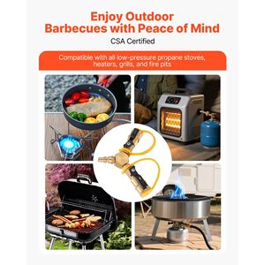 Adattatore a Sgancio Rapido per Propano RV con Valvola di Chiusura a 2 Vie da 1/4 di Pollice, Kit di Disconnessione Rapida per Componenti e Sistemi RV e Rimorchi - Product Image 3