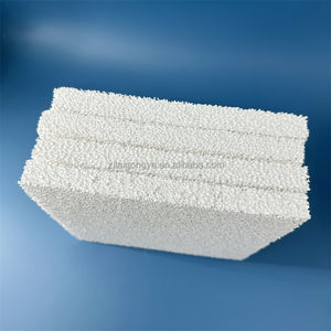 טמפרטורה גבוהה נקבובי alumina al2o3 קרמיקה קצף מסנן 10-80 pi זירקוניה עבור מותך - Product Image 3