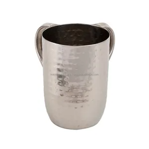 Чашка для стирки из нержавеющей стали, оптовая продажа, металлический ручной работы, для домашнего декора