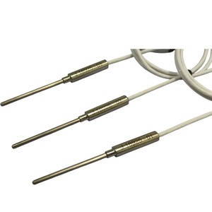 Capteur de température RTD à isolation minérale PT100 à 3 fils simples de 3,2 mm pour applications industrielles - Product Image 4