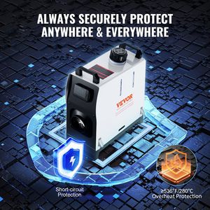 Portable 5-8KW Diesel Heater for Trucks <b>Trailers</b> Campers Fast Heating Remote Control <b>Low</b> Noise All-in-One LCD Screen Unit for - Product Image 6