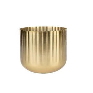 Jardinière en métal classique pour l'intérieur et l'extérieur, maison, jardin, balcon, terrasse, décorative, durable, élégante, conteneur de présentation pour fleurs et plantes - Product Image 1
