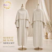 Robe musulmane pour femme, foulard élégant de type cape, tenue quotidienne de vêtements ethniques