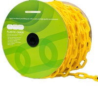Chaîne de sécurité en plastique Plastech PCH-001, en PE/PP/ABS/PA, résistante aux chocs, protection UV, structure combinée, origine Taïwan, ISO