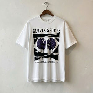 Camiseta de Algodón con Logotipo Personalizado para Hombre y Mujer, Estilo Urbano, Gráfico, Informal, Verano, Moda Unisex, Venta al Por Mayor - Product Image 1