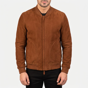 Custom <b>suede</b> leather outerwear manufacturer for boutiques wholesale vintage inspired <b>suede</b> <b>jacket</b> low MOQ - Product Image 1