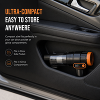 Aspirateur à main sans fil compact et innovant avec moteur sans balais de plus de 10 000 Pa pour un usage domestique et automobile