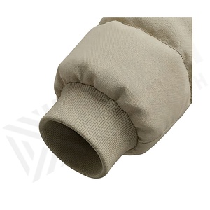 Chaqueta Acolchada con Capucha de Piel, Cierre de Botones, Resistente al Viento, Relleno Grueso de Poliéster, Manga Larga, Color Sólido, Abrigo para Mujer - Product Image 6
