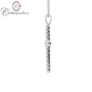 HOT SELLING DIRECT FACTORY PRICE 18K <b>WHITE</b>/YELLOW <b>GOLD</b> DAILY WEAR NATURAL DIAMOND <b>CROSS</b> PENDANT - Product Image 5