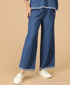 Women's <b>Boot</b> Cut Cotton Denim Multi-Pocket Utility-Pocket Side-Pocket Large-Pocket Patch-Pocket-Vintage Regular Fit Knee-Length - Product Image 2