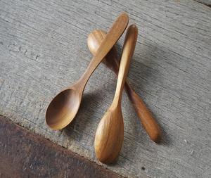 Prix de gros – Mini cuillère en bambou de 10 cm de qualité supérieure, cuillère à thé et à épices en bois, mini cuillère en bambou - Product Image 3