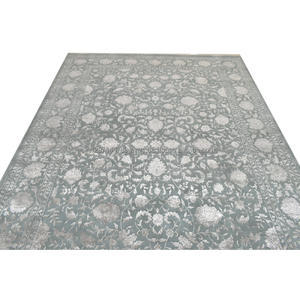 Alfombra hecha a mano de primera calidad, alfombra de lana y seda anudada a mano, diseño Floral clásico para sala de estar, decoración del hogar y alfombras para área de ejercicio - Product Image 3