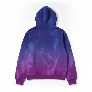 Sweat à capuche décontracté surdimensionné pour homme, en tissu éponge 100% coton, tie-dye personnalisé de haute qualité, coupe ample - Product Image 3