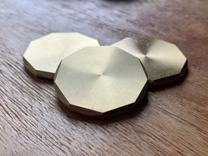 Disque rond vierge en laiton massif pour gravure laser, estampage de logo personnalisé, étiquettes métalliques personnalisées, artisanat DIY - Product Image 3