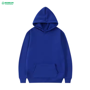 Unisex Eco-Friendly 100% Polyester Solid Color Blank Hoodies Wholesale <b>Sweatshirt</b> Custom Logo Spring Dyed Woven <b>Men</b> - Product Image 5