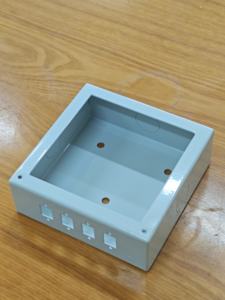 Gabinete de Distribución Eléctrica de Acero Laminado en Frío con Recubrimiento en Polvo OEM, Montaje en Pared, con Cubierta y Aberturas, Color Gris - Product Image 4