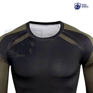 ชุดแรชการ์ดผู้ชายขายดี นุ่มสบาย คุณภาพดีเยี่ยม ระบายอากาศได้ดี ทรงเข้ารูป น้ำหนักเบา เหมาะสำหรับการเล่นกีฬา - Product Image 6