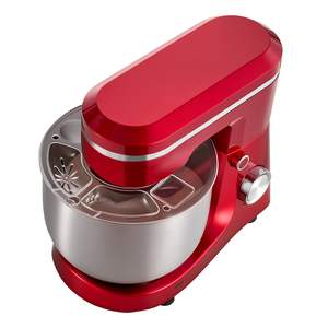 Batteur sur socle électrique 6 QT 300W, mélangeur alimentaire de cuisine, 10 vitesses, bol en acier inoxydable inclinable, crochet à pâte, fouet, batteur pour la pâtisserie - Product Image 1