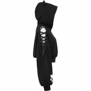 Sudadera con Capucha para Mujer, Lentejuelas, Bordado con Lentejuelas, Personalizada, OEM, Venta al por Mayor - Product Image 3