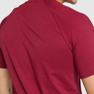 T-shirt de sport ample en tricot épais Spandex/Polyester, coupe ajustée, épaules tombantes, style streetwear, pour la gym, avec impression par transfert thermique - Product Image 6