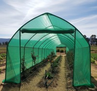 Filet d'ombrage en plastique Fortune Agro Net Green Agro Mesh, tricoté, pour couverture de tunnel, serres, jardins potagers et cultures