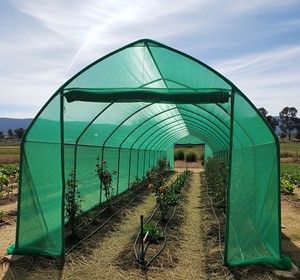 Green Agro <b>Mesh</b> <b>Plastic</b> Net Shade Net Tunnel Cover for Greenhouse Vegetable Garden Crop Protection - Product Image 5