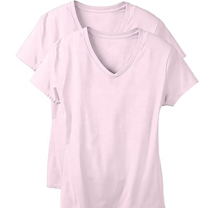 170gsm 100% peinado hecho a medida secado rápido transpirable diferentes colores increíble diseño estampado bordado algodón blanco camiseta Mujer - Product Image 1