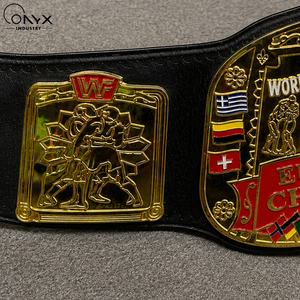 Cinturón de Campeonato Deportivo, Nuevo, Moderno, de Alta Calidad, Ligero, Resistente, Ajustable, con Placa de Cuero y Metal - Product Image 6