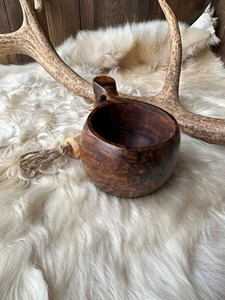 Taza Kuksa de Madera Natural, Hecha a Mano, a Precio Económico, para Café, Té, Camping, Senderismo y Uso Diario - Product Image 6