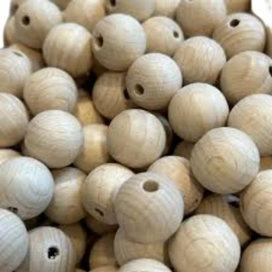 FAIZA CRAFT Perles de dentition rondes en bois de hêtre bio tendance 8mm 10mm 12mm multicolores pour la fabrication de bijoux et fournitures d'artisanat - Product Image 6