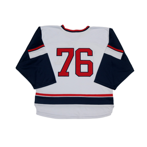 Uniformes de hockey personalizados OEM con sublimación, tela twill y malla transpirable para equipos profesionales - Product Image 5