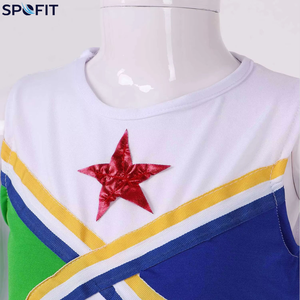 Tenues de cheerleading durables pour les entraînements d'équipe et les compétitions, impression personnalisée et design confortable, uniformes de cheerleading personnalisés - Product Image 5