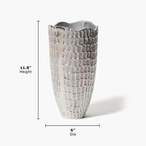 Nouveau vase à fleurs moderne de luxe, tendance, fait main, en métal chromé, résistant à la corrosion, écologique, pour la décoration de la maison, utilisation sur le bureau - Product Image 1